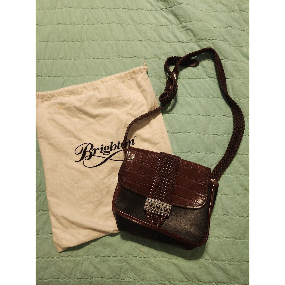Brighton leather Crossbody purse bag